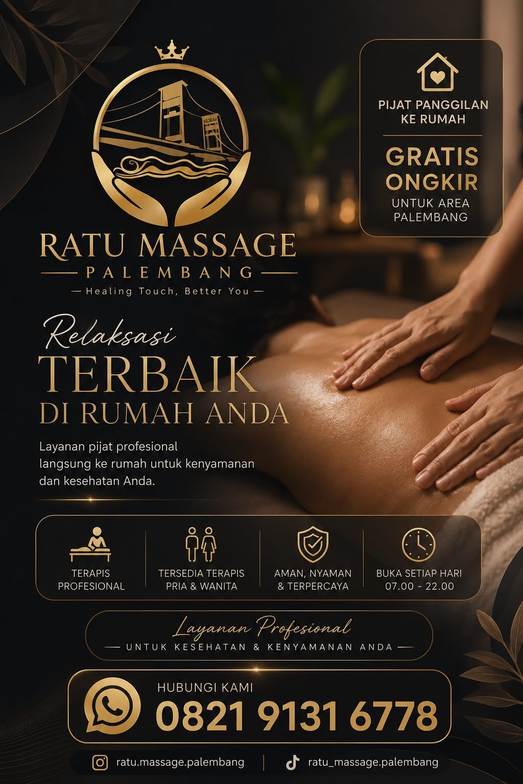 Massage di Palembang: Layanan Home Service Praktis